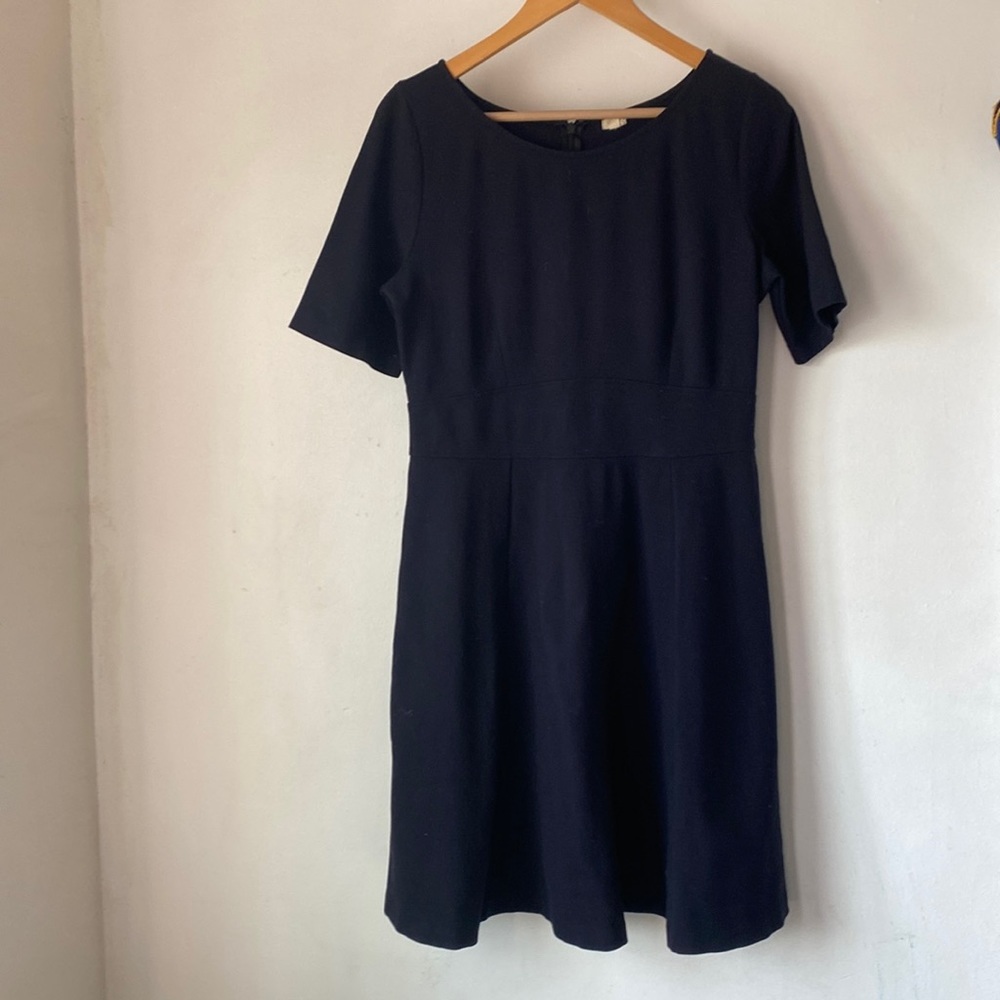 J.Crew Factory 10 Navy Ponte Dress